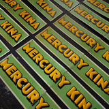 plaque publicitaire mercury kina stock vintage