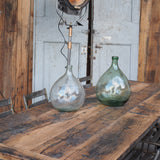 grande table industrielle plateau chene massif pietement fonte