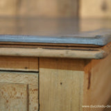 large work table with zinc top