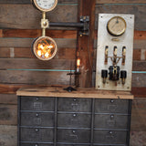 very large factory electrical panel