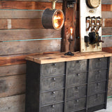 very large factory electrical panel