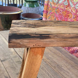 Tabouret en bois recyclé