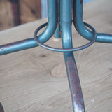 tabouret industriel metal et bois