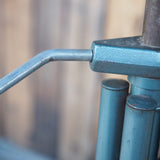 tabouret industriel metal et bois