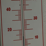 Thermomètre publicitaire sur tole emaillée  PEPSI-COLA : "Vive le ski et Pepsi"