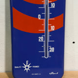 Thermomètre publicitaire sur tole emaillée ORANGINA  "Buvez Orangina"