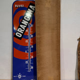 Thermomètre publicitaire sur tole emaillée ORANGINA  "Buvez Orangina"