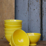 Ancien bol jaune