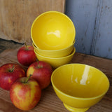 Ancien bol jaune