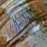 Petit vase d'Anduze emaillé flammé