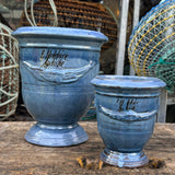 Vase d'Anduze emaillé tradition lavande