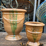 Vase d'Anduze emaillé tradition flammé