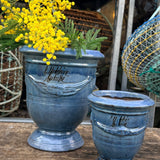 Vase d'Anduze emaillé tradition lavande