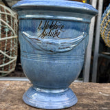 Vase d'Anduze emaillé tradition lavande