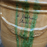 Vase d'Anduze emaillé tradition flammé