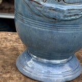 Vase d'Anduze emaillé tradition lavande