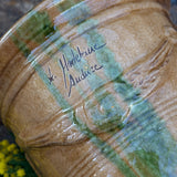 Vase d'Anduze emaillé tradition flammé