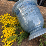 Vase d'Anduze emaillé tradition lavande