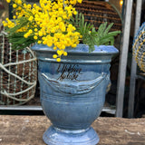 Vase d'Anduze emaillé tradition lavande