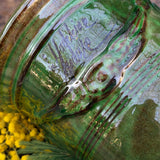 Vase d'Anduze emaillé tradition vert