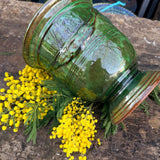 Vase d'Anduze emaillé tradition vert