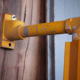 New York feu dont walk americain vintage USA jaune d'origine avec fixations murale