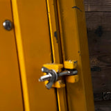 New York feu dont walk americain vintage USA jaune d'origine