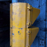 New York feu dont walk americain vintage USA jaune d'origine